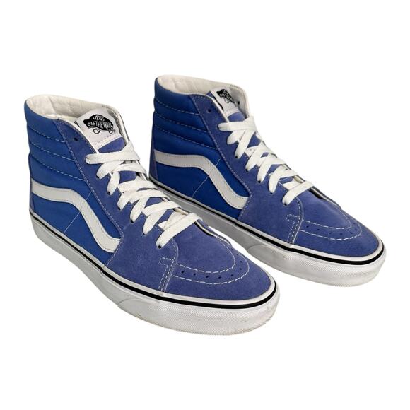 Vans SK8-HI 'Ultramarine' Suede Blue Hi Tops Size 8.5 (W), 7.0 (M) - Picture 4 of 12